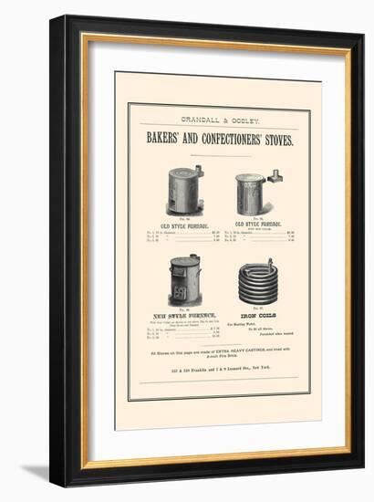 Bakers and Confectioner's Stoves-null-Framed Premium Giclee Print