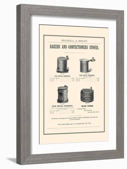 Bakers and Confectioner's Stoves-null-Framed Art Print