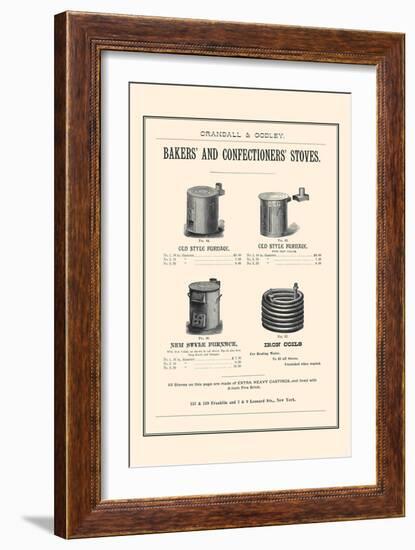 Bakers and Confectioner's Stoves-null-Framed Art Print