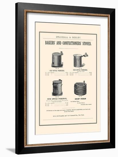 Bakers and Confectioner's Stoves-null-Framed Art Print