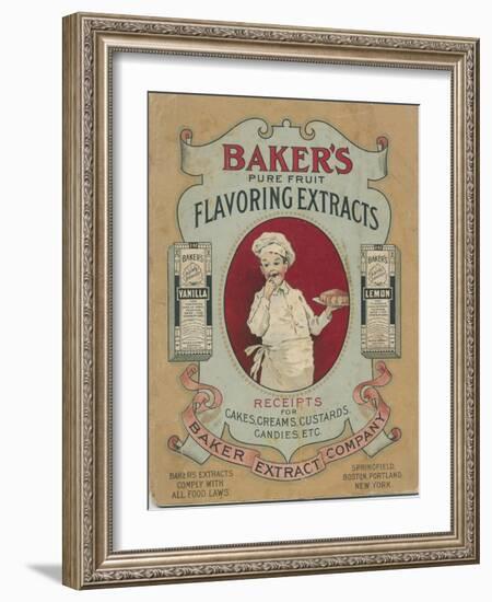 Bakers Extracts-null-Framed Giclee Print