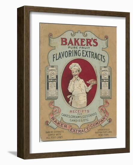 Bakers Extracts-null-Framed Giclee Print