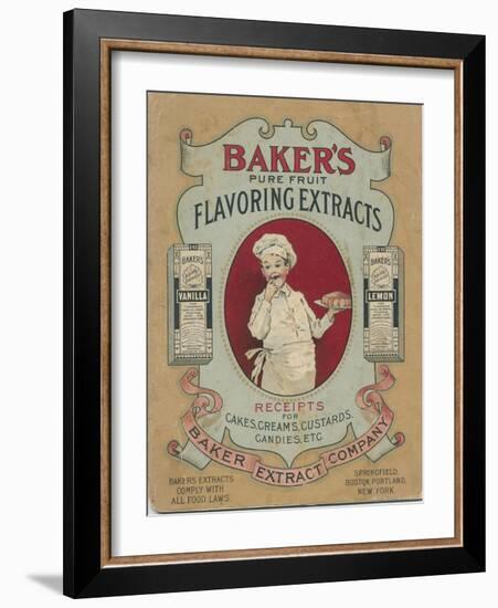 Bakers Extracts-null-Framed Giclee Print