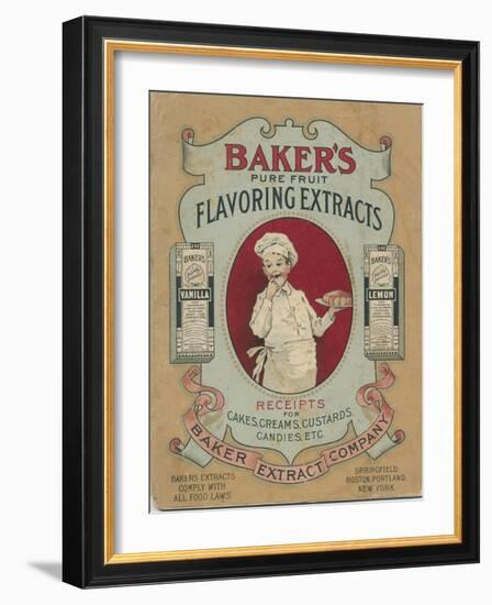 Bakers Extracts-null-Framed Giclee Print