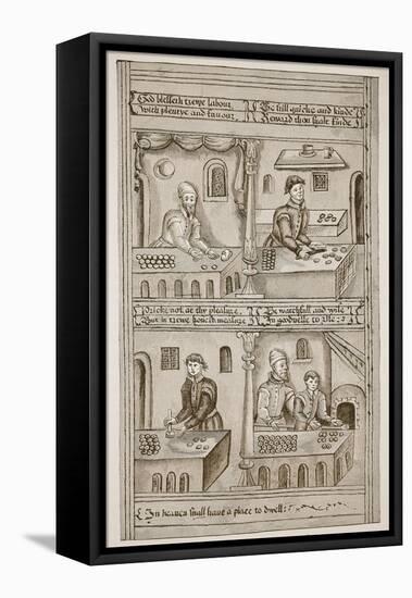 Bakers of York, 1595-1596-null-Framed Premier Image Canvas