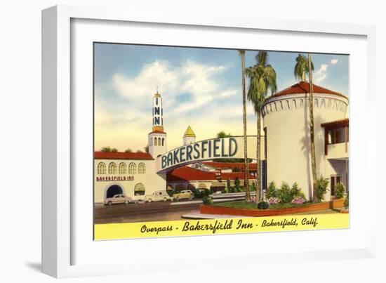 Bakersfield Inn, Bakersfield, California-null-Framed Art Print