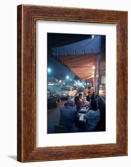 Bakery and Cafe Called Pupi's on Sunset Strip, Los Angeles, California, 1959-Ralph Crane-Framed Photographic Print