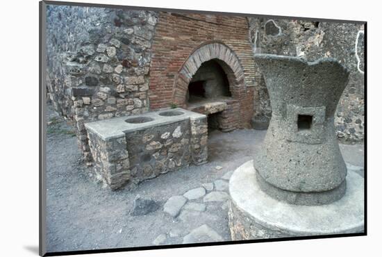 Bakery in Pompeii, 1st century-Unknown-Mounted Photographic Print