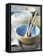 Baking Bowls, Jug, Wooden Spoons, Whisk-Michael Paul-Framed Premier Image Canvas