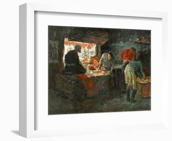 Baking Flat Bread-Zhang Yong Xu-Framed Giclee Print