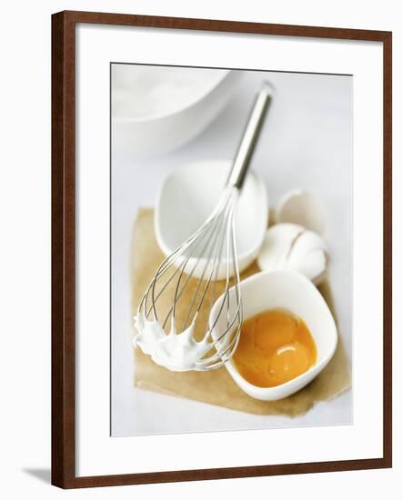 Baking Ingredients (Egg Yolk and Beaten Egg White)-Ira Leoni-Framed Photographic Print