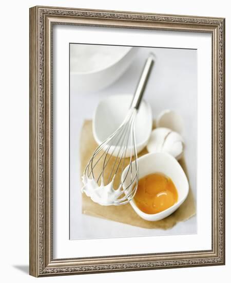 Baking Ingredients (Egg Yolk and Beaten Egg White)-Ira Leoni-Framed Photographic Print