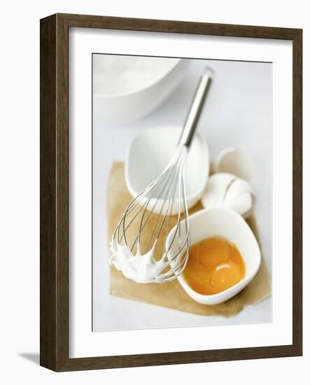 Baking Ingredients (Egg Yolk and Beaten Egg White)-Ira Leoni-Framed Photographic Print