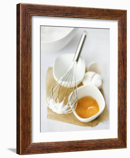 Baking Ingredients (Egg Yolk and Beaten Egg White)-Ira Leoni-Framed Photographic Print