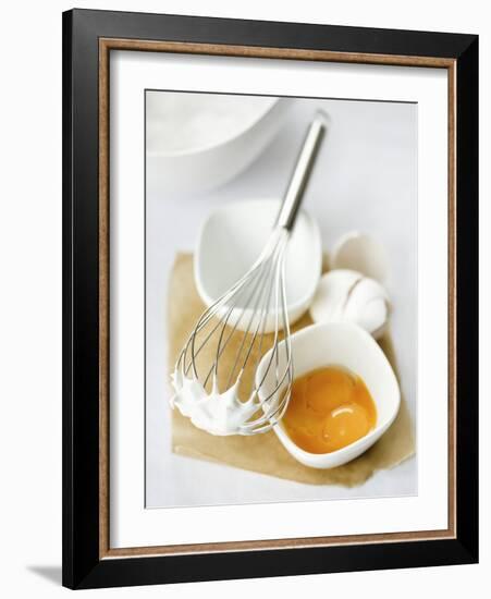 Baking Ingredients (Egg Yolk and Beaten Egg White)-Ira Leoni-Framed Photographic Print