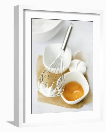 Baking Ingredients (Egg Yolk and Beaten Egg White)-Ira Leoni-Framed Photographic Print