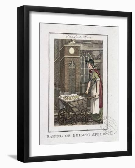 Baking or Boiling Apples, Cries of London, 1804-William Marshall Craig-Framed Giclee Print