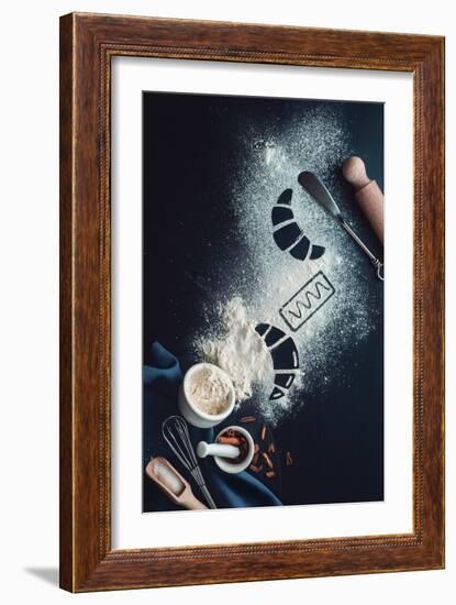 Baking Recipe: Croissant-Dina Belenko-Framed Giclee Print