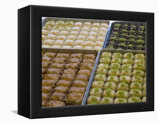 Baklava for Sale, Istanbul, Turkey, Europe-Martin Child-Framed Premier Image Canvas