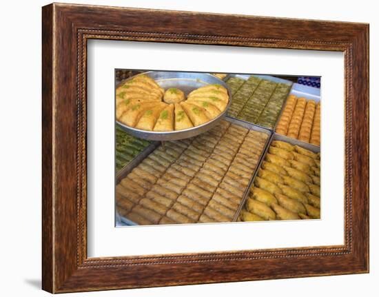 Baklava Shop, Istanbul, Turkey, Europe-Neil Farrin-Framed Photographic Print