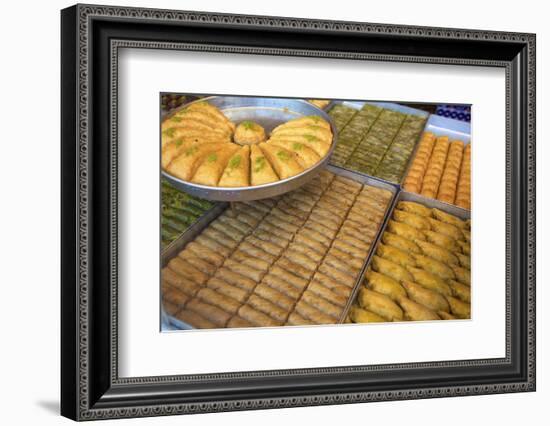 Baklava Shop, Istanbul, Turkey, Europe-Neil Farrin-Framed Photographic Print