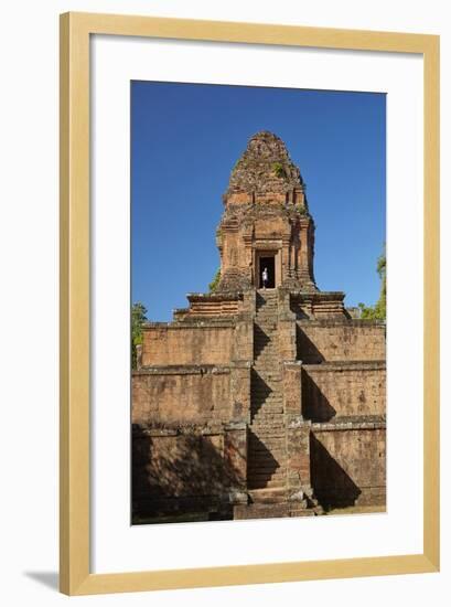 Baksei Chamkrong Temple, Angkor World Heritage Site, Siem Reap, Cambodia-David Wall-Framed Photographic Print