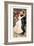 Bal a Bougival-Pierre-Auguste Renoir-Framed Art Print