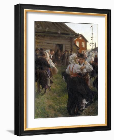 Bal D'ete - Midsummer Dance - Zorn, Anders Leonard (1860-1920) - 1897 - Oil on Canvas - 140X98 - Na-Anders Leonard Zorn-Framed Giclee Print