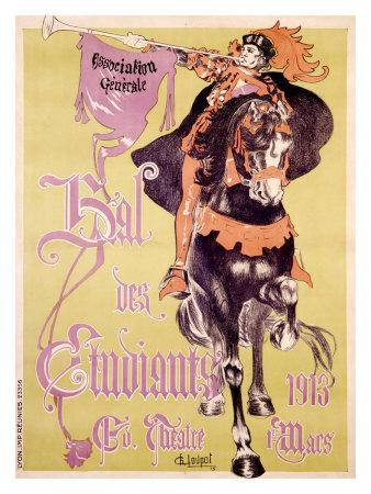 Bal des Etudiants' Giclee Print - Charles Loupot | Art.com