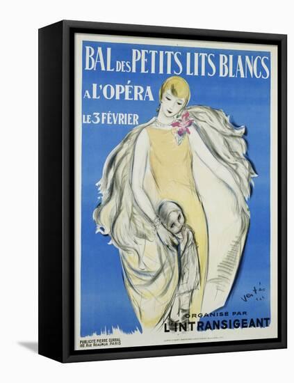 Bal Des Petits Lits Blancs Dance Ball Poster-Maurice Vertes-Framed Premier Image Canvas