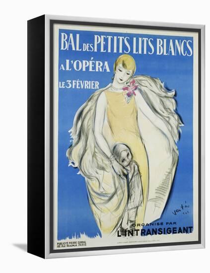 Bal Des Petits Lits Blancs Dance Ball Poster-Maurice Vertes-Framed Premier Image Canvas