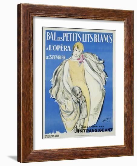 Bal Des Petits Lits Blancs Dance Ball Poster-Maurice Vertes-Framed Giclee Print