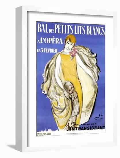 Bal des Petits Lits Blancs-Marcel Vertes-Framed Art Print