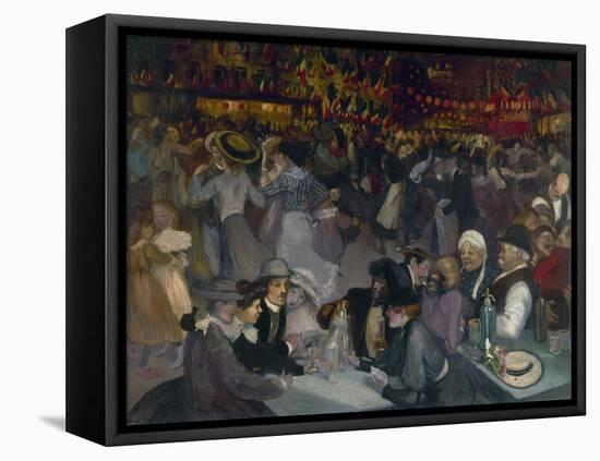 Bal du 14 juillet-Théophile Alexandre Steinlen-Framed Premier Image Canvas