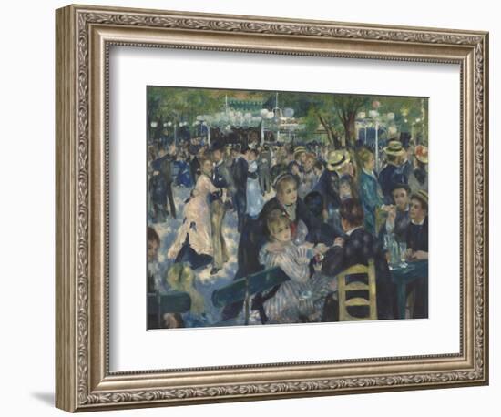 Bal du Moulin de la Galette, Montmartre-Pierre-Auguste Renoir-Framed Giclee Print