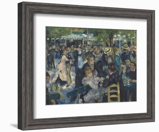 Bal du Moulin de la Galette, Montmartre-Pierre-Auguste Renoir-Framed Giclee Print