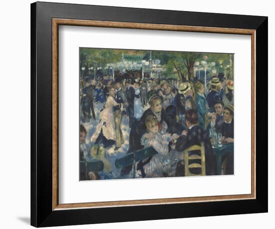 Bal du Moulin de la Galette, Montmartre-Pierre-Auguste Renoir-Framed Giclee Print