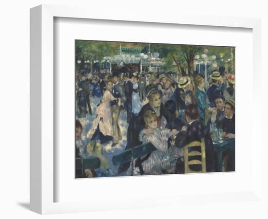 Bal du Moulin de la Galette, Montmartre-Pierre-Auguste Renoir-Framed Giclee Print