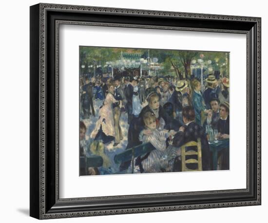 Bal du Moulin de la Galette, Montmartre-Pierre-Auguste Renoir-Framed Giclee Print