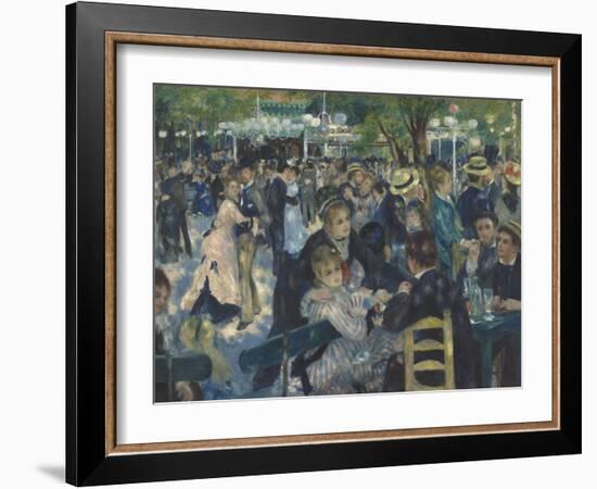 Bal du Moulin de la Galette, Montmartre-Pierre-Auguste Renoir-Framed Giclee Print