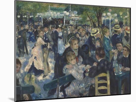 Bal du Moulin de la Galette, Montmartre-Pierre-Auguste Renoir-Mounted Giclee Print