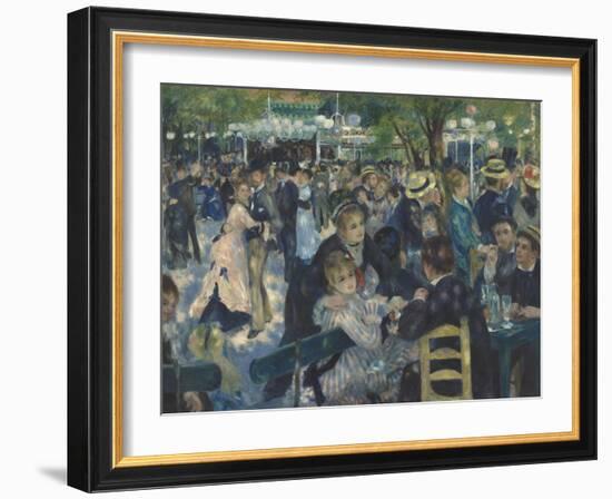 Bal du Moulin de la Galette, Montmartre-Pierre-Auguste Renoir-Framed Giclee Print