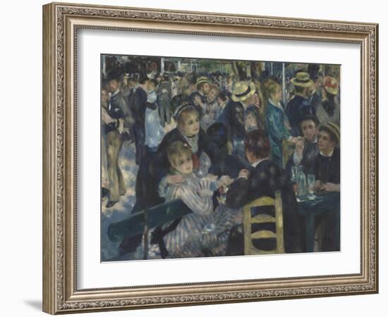 Bal du Moulin de la Galette, Montmartre-Pierre-Auguste Renoir-Framed Giclee Print