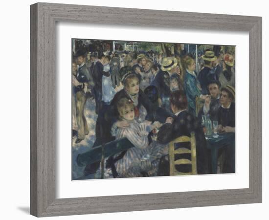 Bal du Moulin de la Galette, Montmartre-Pierre-Auguste Renoir-Framed Giclee Print