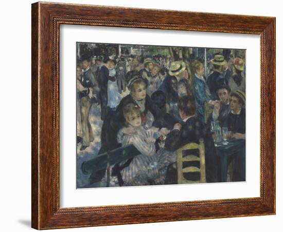 Bal du Moulin de la Galette, Montmartre-Pierre-Auguste Renoir-Framed Giclee Print