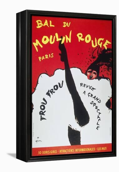 Bal Du Moulin Rouge Paris; Frou Frou - Revue a Grand Spectacle-null-Framed Premier Image Canvas