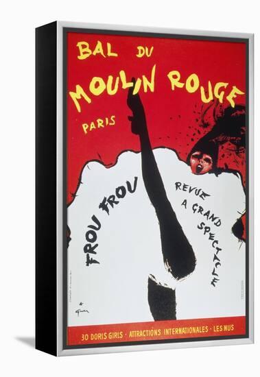 Bal Du Moulin Rouge Paris; Frou Frou - Revue a Grand Spectacle-null-Framed Premier Image Canvas