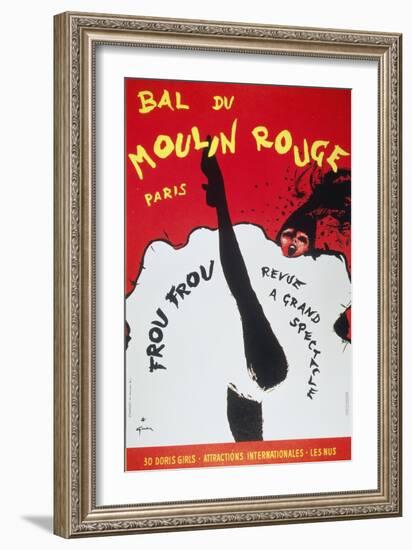 Bal Du Moulin Rouge Paris; Frou Frou - Revue a Grand Spectacle-null-Framed Giclee Print