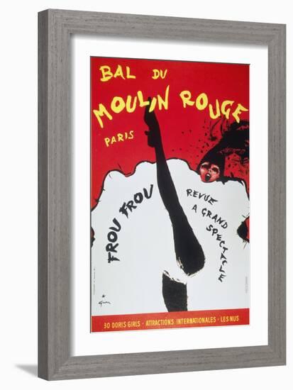 Bal Du Moulin Rouge Paris; Frou Frou - Revue a Grand Spectacle-null-Framed Giclee Print