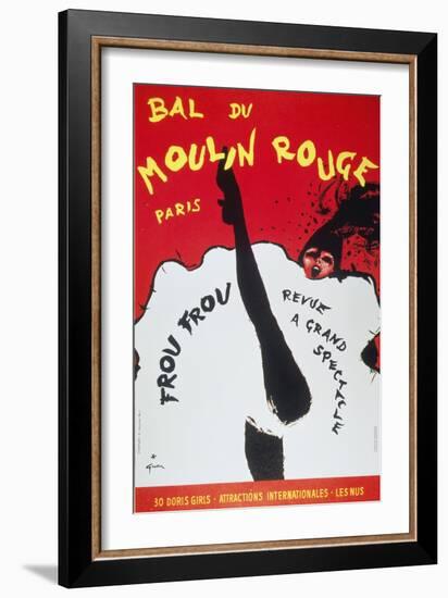 Bal Du Moulin Rouge Paris; Frou Frou - Revue a Grand Spectacle-null-Framed Giclee Print